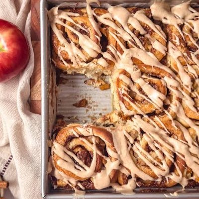 One Dozen Apple Pie Cinnamon Roll