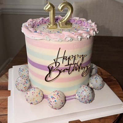 6” Cake (Serves ~15)