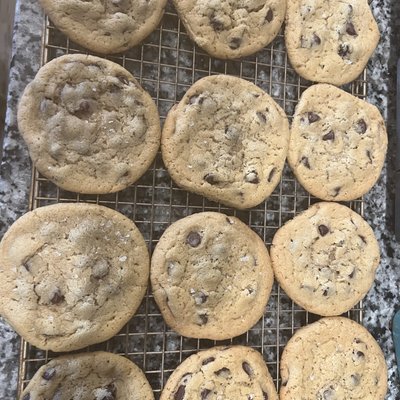 Chocolate Chip Tahini Cookies 