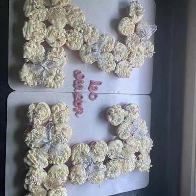 Number Pull apart Cake