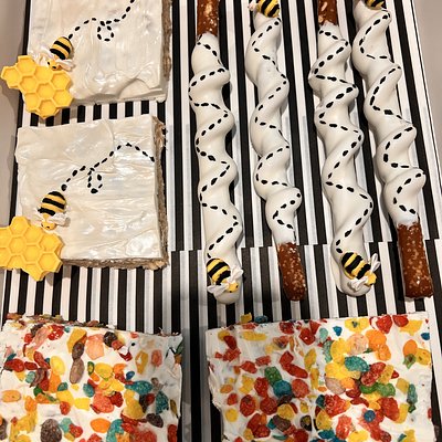 Dipped Homemade Rice Krispy Treats 