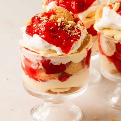 Strawberry Banana Pudding 