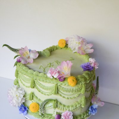 3 Layer 8” Heart Cake 