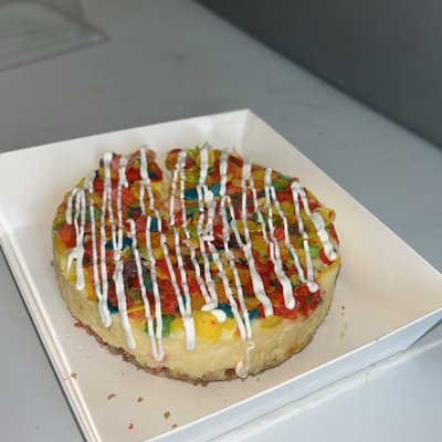 Fruity Cereal Cheesecake 