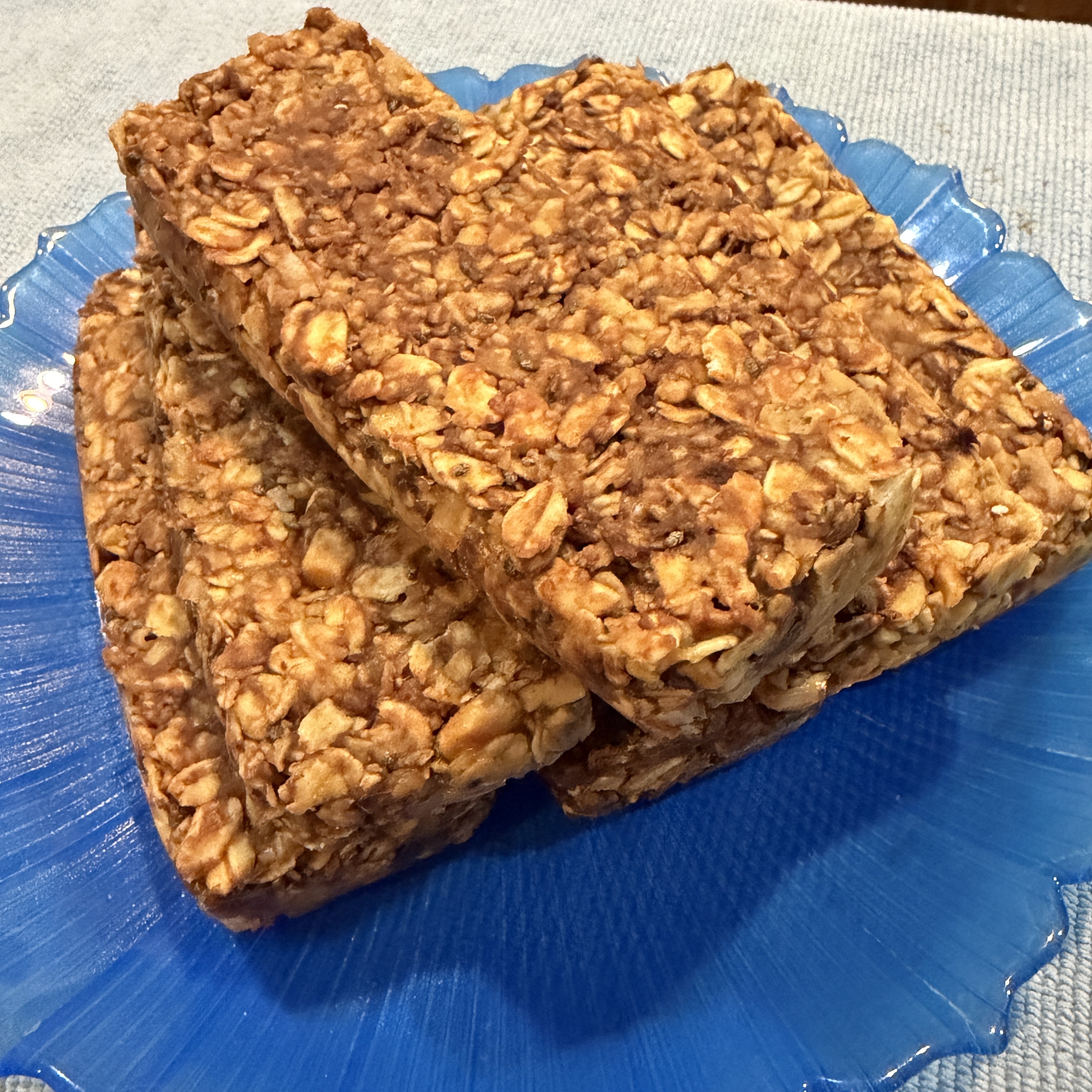 Chewy Sourdough Granola Bars