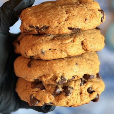 Pumpkin Chocolate Chip Cookies 
