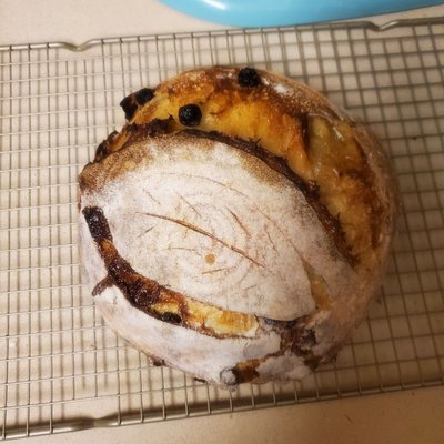 Lemon Infused Blueberry Almond Sourdough 
