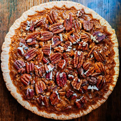 Bourbon Caramel Pecan Pie