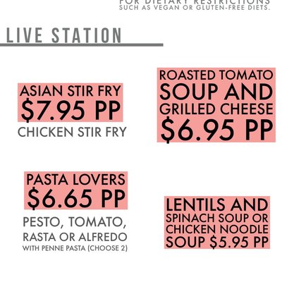 Full Catering Experience!