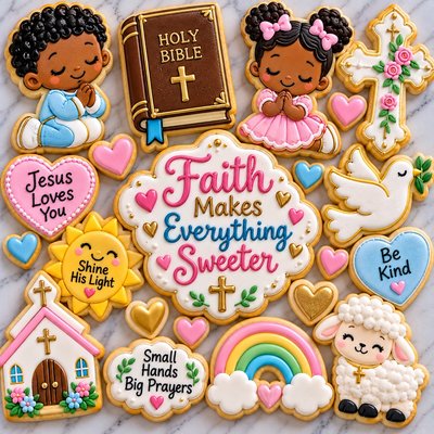 Christian Cookies Large Size 4 To 5 Inch Cut