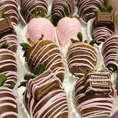 Infused Chocolate Covered Strawberries 