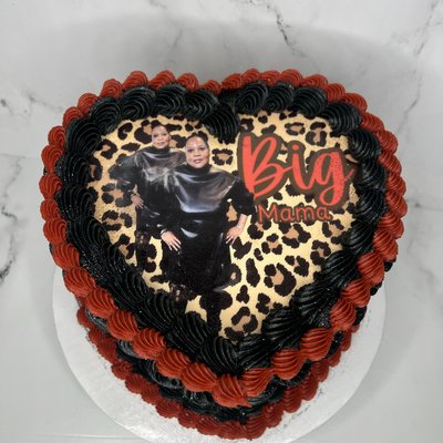 Standard 10” Heart Cake 