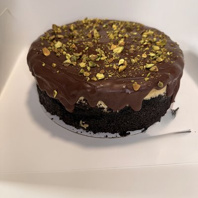 Chocolate Pistachio Cheesecake