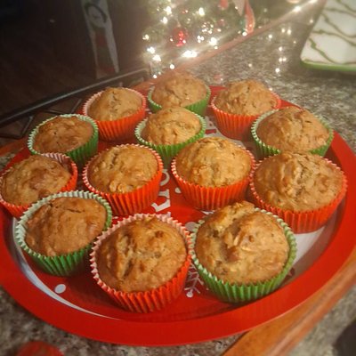 Banana Nut Brown Sugar Muffins 