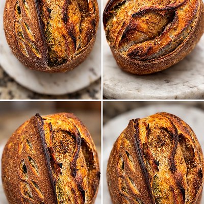 Zaatar Sourdough Loaf