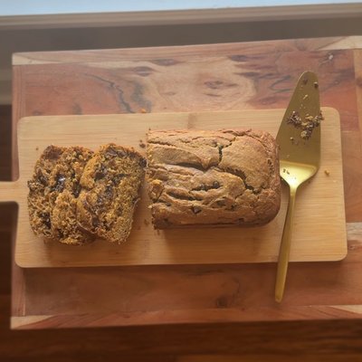 Dairy Free, Refined Sugar Free, Pumpkin Bread 