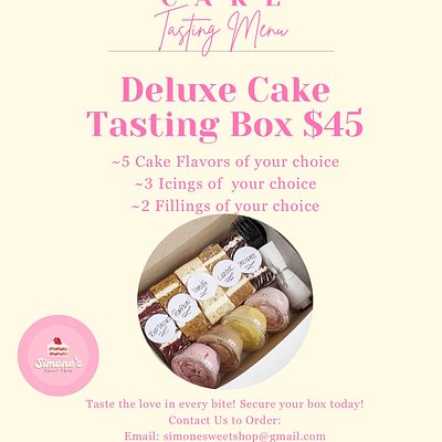 Cake Tasting Box