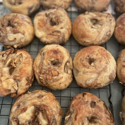 Apple/Walnut Bagels