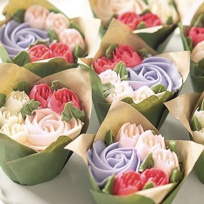 Floral Cupcake