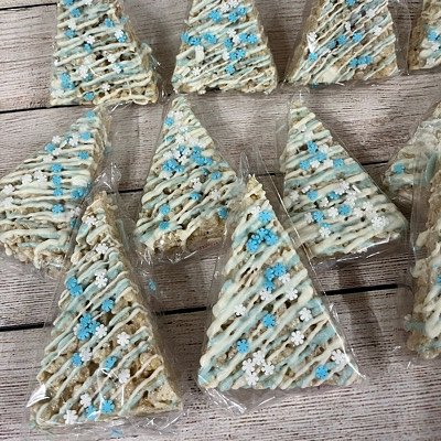 Rice Krispie Winter tree