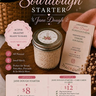 Sourdough Starter • 50g