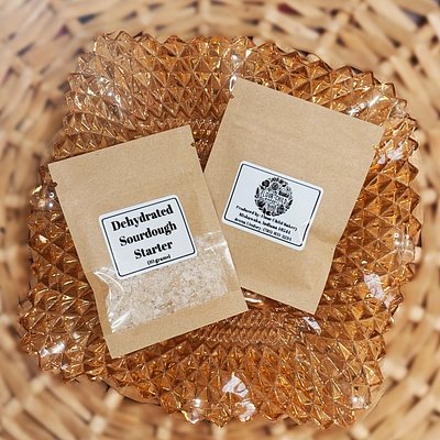 Dehydrated Sourdough Starter w/ Instructions & Care Guide (10grams)