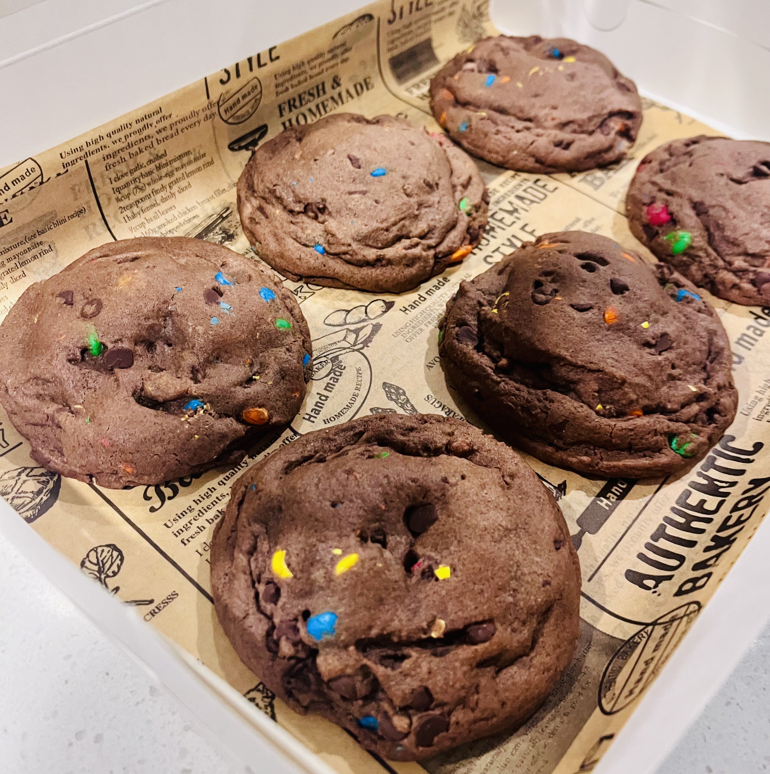 Double Chocolate Peanut Butter Overload Cookie