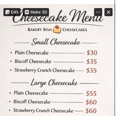 Cheesecake 
