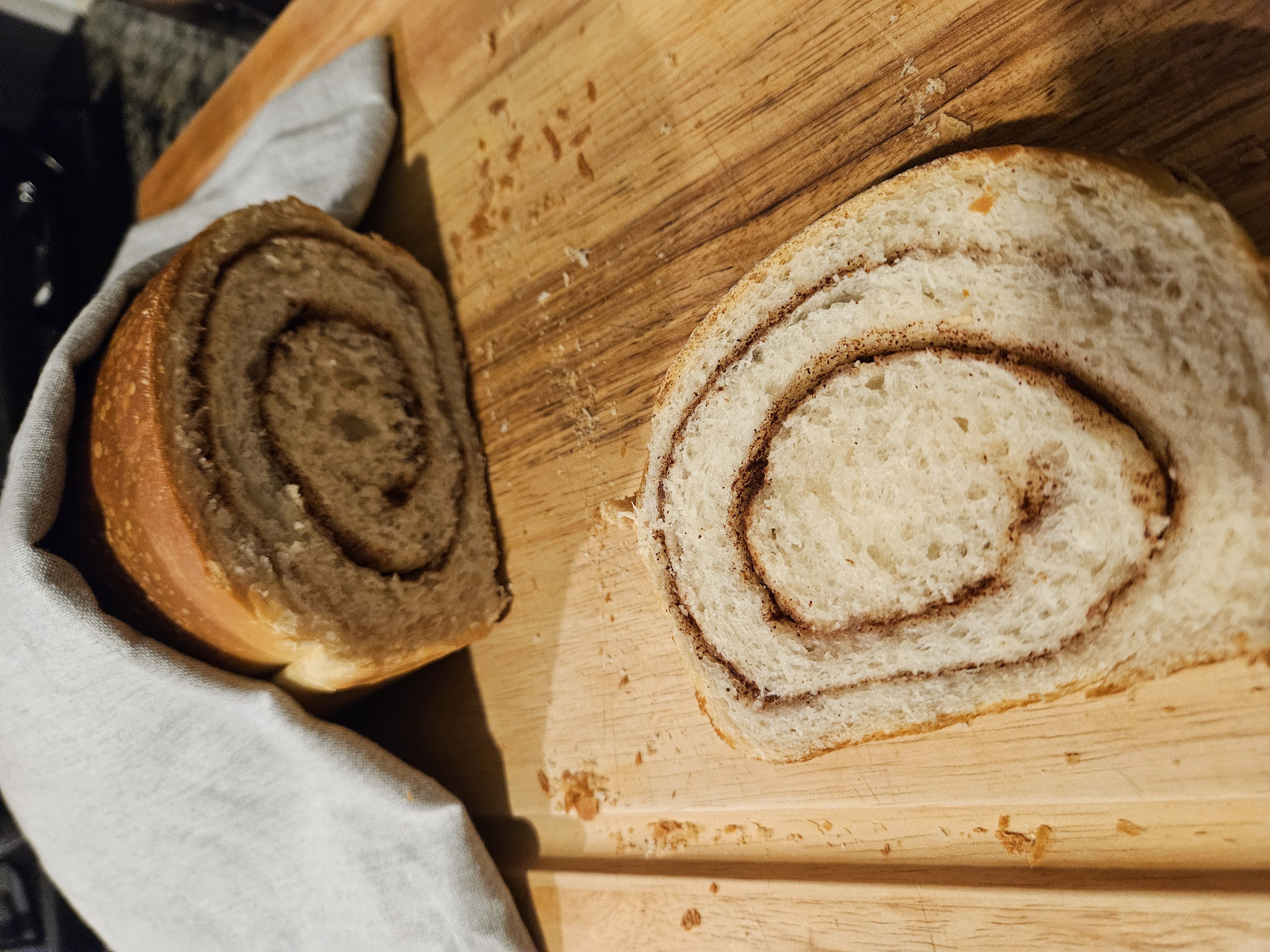 Potato Flake Sourdough Bread - Cinnamon Swirl