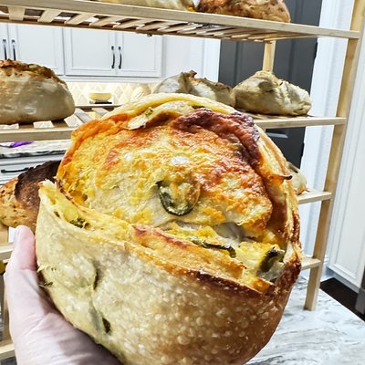 Ole! Spanish Inspired Sourdough With Jalapeños & Cheddar Cheese (Specialty Loaf)