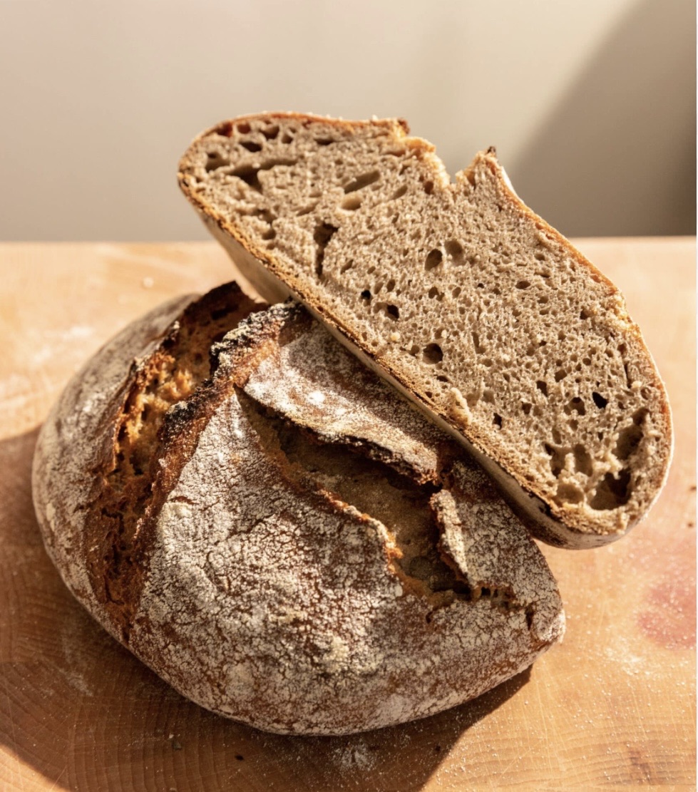 Organic Rye With Caraway Seeds Sourdough 