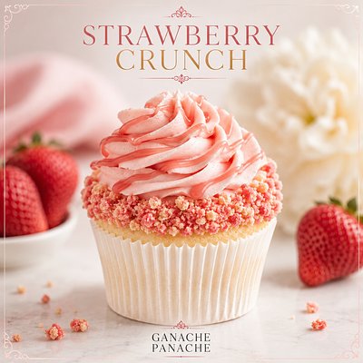 🍓 Our Strawberry Crunch Cupcakes