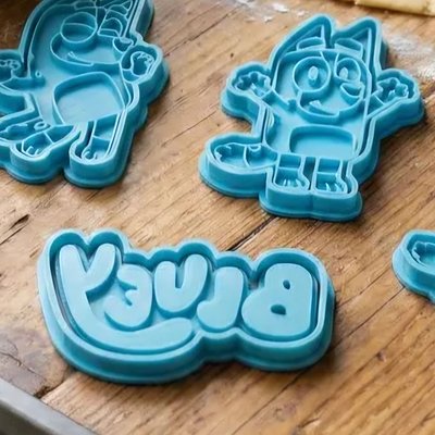60 Bluey Cookies-bag & label