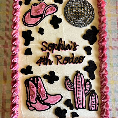 1/2 Sheet Cake