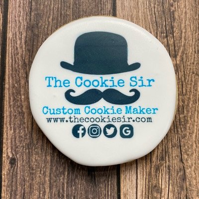 Edible Image/Logo Cookies (Chocolate Mocha)