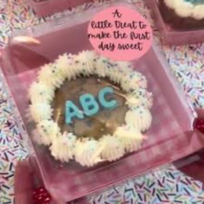 Back To School COOKIE CAKE (check Description)