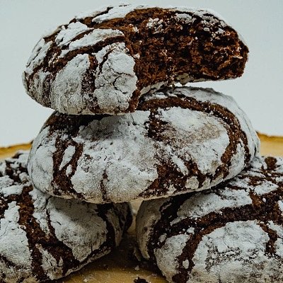 Chocolate Fudge Crinkle Cookies, 1dz