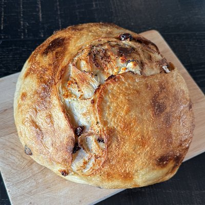 Rosemary Honey Goat Cheese And Cranberry Loaf