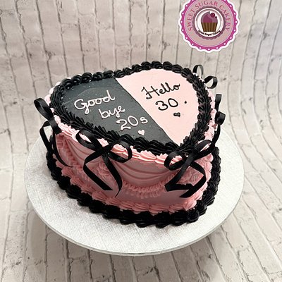 Vintage Heart Cake Two Color On