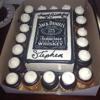 Edible Image Cake/Cupcake Combo