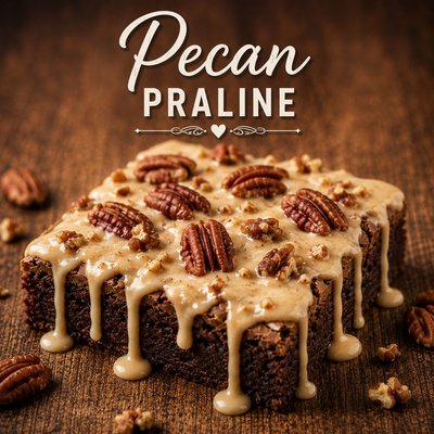Pecan Praline Brownie 