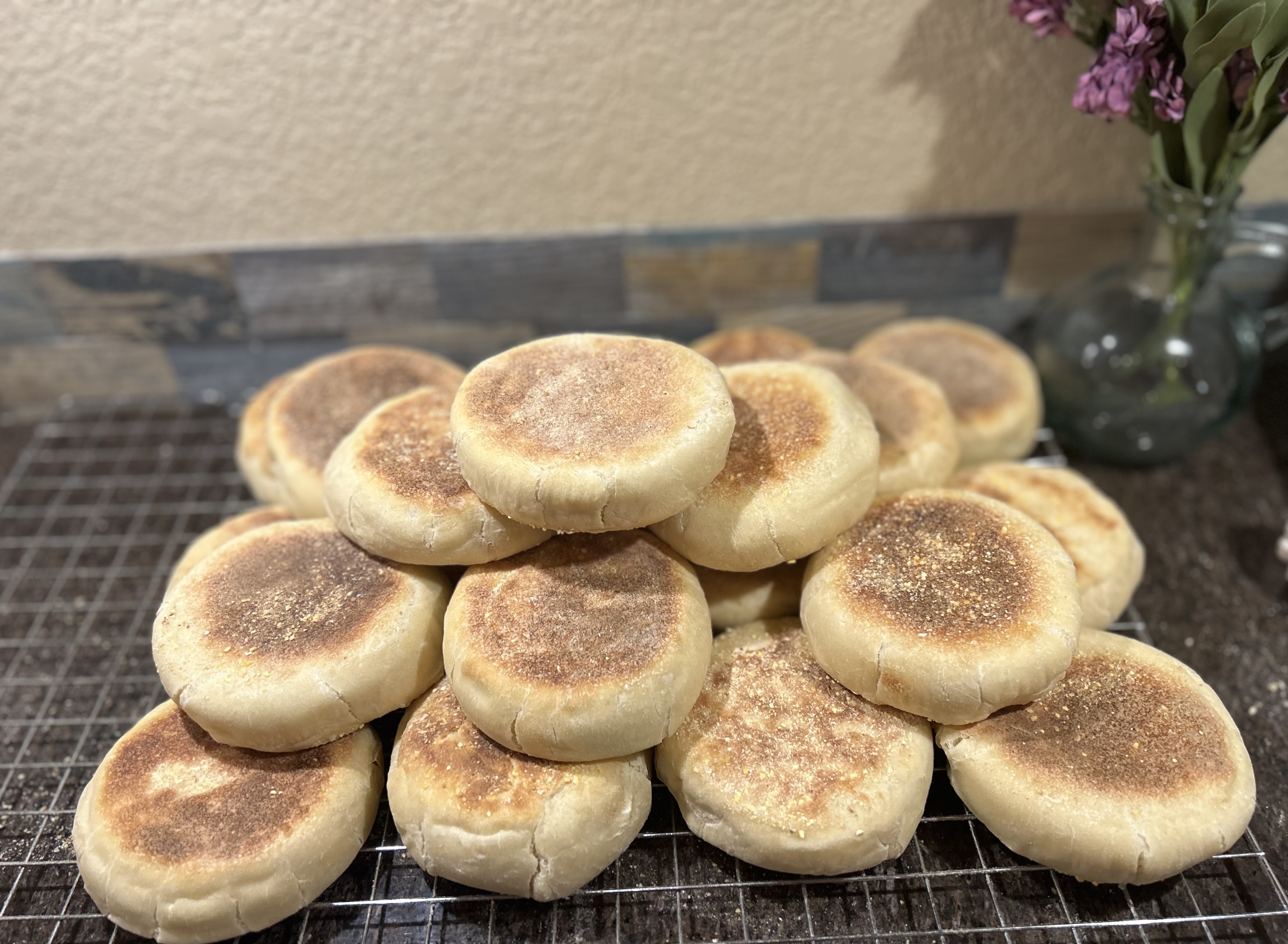 Sourdough English Muffins