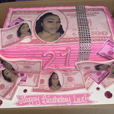 Money Stack Cake