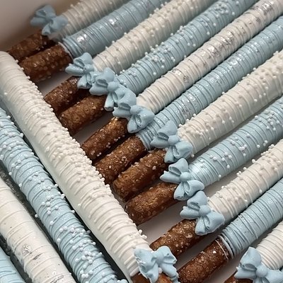 Dipped Pretzel Rods