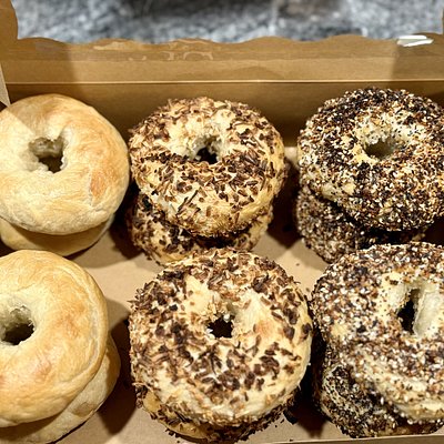 Create Your Own Bagel 12 Pack! Onion, Everything, Or Plain