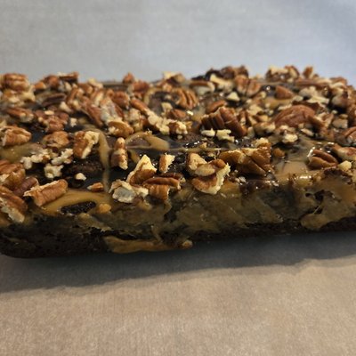 Salted Caramel Hot Fudge Brownie Bread
