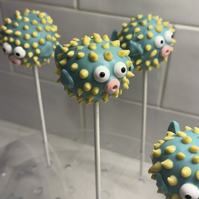 Customize Cake Pop Themed ( Sold By the Dozen- $5.50 Per Cake Pop ) 