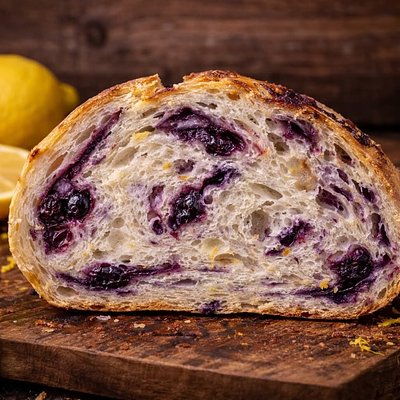 Blueberry Lemon Sourdough