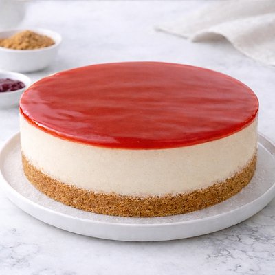 9” Glaze Or Caramel Cheesecake