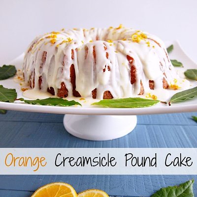 Orange Creamsicle Pound Cake